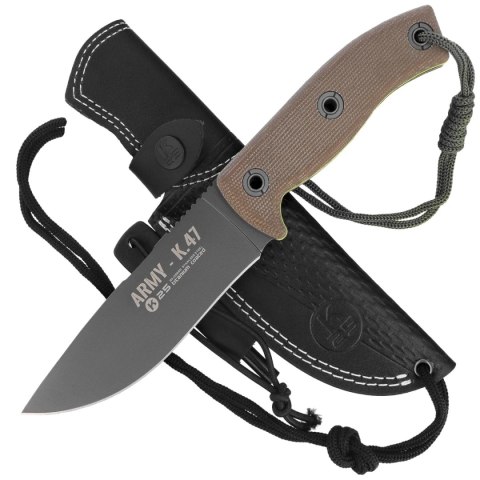 Nóż K25 Army K47 OD Green Micarta, Titanium 7Cr17Mov (32620)