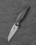Nóż składany Bestech Snakebird Green Micarta, Stonewashed / Satin 14C28N (BG58A)