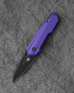 Nóż składany Bestech Toddler Purple G10, Black PVD 14C28N by Maciej Torbé (BG64D)