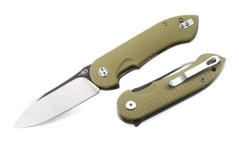 Nóż składany Bestech Torpedo Beige G10, Stonewashed / Satin D2 (BG17B-1)