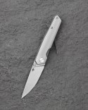 Nóż składany Bestech VK-Kuze Grey Titanium, Satin MagnaCut by Vulpex Knives (BT2504A)