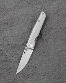 Nóż składany Bestech VK-Kuze Grey Titanium, Satin MagnaCut by Vulpex Knives (BT2504A)