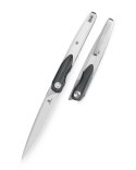 Nóż składany Bestechman Lanza Black/White G10, Satin/Stonewashed 14C28N by Grzegorz Grabarski (BMK14A)