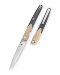 Nóż składany Bestechman Lanza Khaki/Black G10, Satin/Stonewashed 14C28N by Grzegorz Grabarski (BMK14B)
