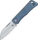 Nóż składany BlackFox Teeny Blue Micarta, Satin D2 (BF-785 MIBL)