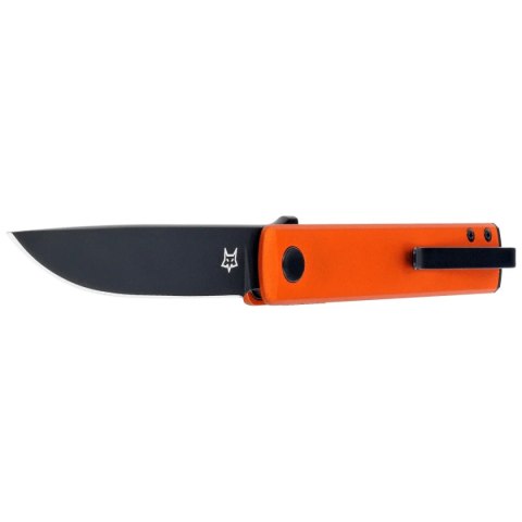 Nóż składany Fox Chnops Orange Aluminium, Black Top Shield Becut by Riccardo Gobbato (FX-543 ALO)