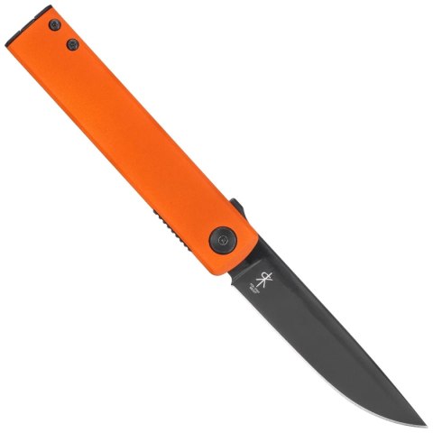 Nóż składany Fox Chnops Orange Aluminium, Black Top Shield Becut by Riccardo Gobbato (FX-543 ALO)