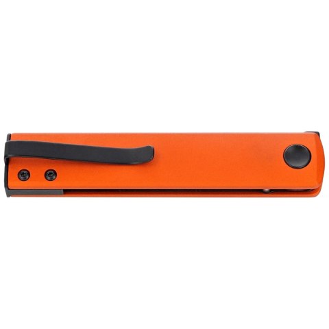Nóż składany Fox Chnops Orange Aluminium, Black Top Shield Becut by Riccardo Gobbato (FX-543 ALO)