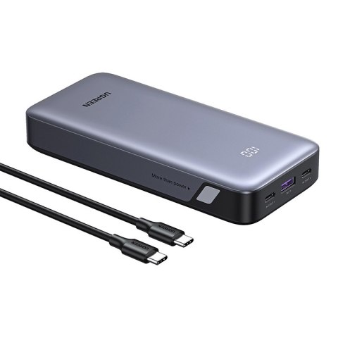 Powerbank 20000mAh Ugreen PB532, USB 2x USB-C, 30W (szary)