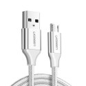 Kabel USB do Micro USB UGREEN	US290 QC 3.0 2.4A 2m (biały)